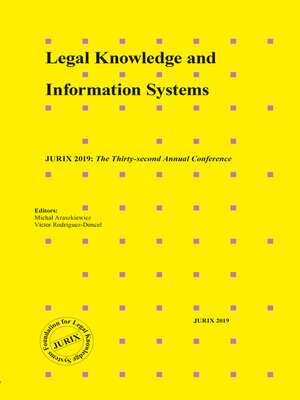 cover image of Legal Knowledge and Information Systems